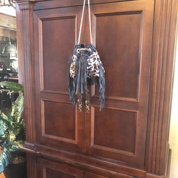 - - Real leather black and brown bag ITALY - Picture 4 of 7